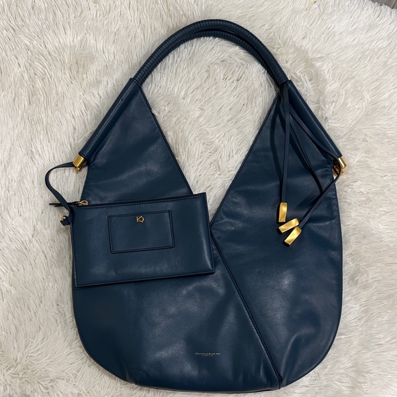 Donna Karan Blue Leather Women's Bag Set - Picture 4 of 8